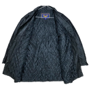 Airborne Leathers Black Quilted Lined Coat - 3XLarge