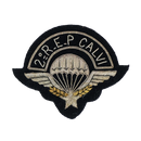 French 2nd Foreign Parachute Regiment Bullion Patch - French Army Surplus - Flags, Badges & Insignia
