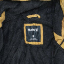 Hurley Brown Canvas Hooded Jacket - Medium