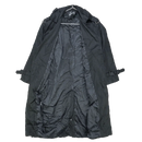 Pantete Black Double Breasted Trench Coat - Small