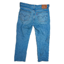 Levi's 501 Women's Wedgie Straight Blue Jeans - 27x28, Small