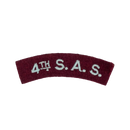 Reproduction WW2 British 4th Special Air Service Shoulder Title - Army & Outdoors - Flags, Badges & Insignia
