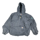 Carhartt Grey Quilted Hooded Jacket - 3XLarge