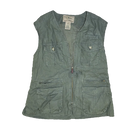 LL Bean Women's Olive Utilty Vest  - XLarge