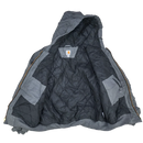 Carhartt Grey Quilted Hooded Jacket - 3XLarge