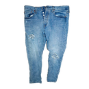 Levi's 501 Women's Skinny Distressed Blue Jeans - 31x28, Small