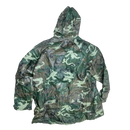 Vintage Seaway Woodland Camo Quilted PVC Rain Jacket - XLarge
