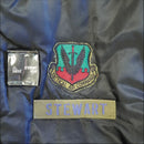 MA-1 Black Flight Jacket with US Air Force Service Insignia - Army & Outdoors - Flight Jackets