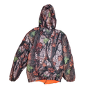 Aqua Stop Camo & Blazing Orange Reversible Rain Jacket - Medium