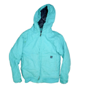 Real Work Kids Blue Quilted Hooded Jacket - XLarge - Army & Outdoors - Hoodies