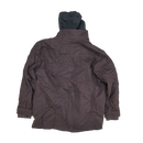 Brahma Dark Brown Canvas Hooded Jacket - XLarge