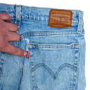Levi's 501 Women's Wedgie Blue Jeans - W26, Small