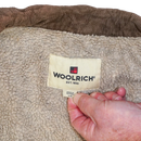 Woolrich Brown Sherpa Lined Chore Jacket - Large
