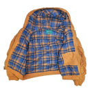 Woolrich Green lLabel Brown Quilted Hooded Jacket - 2XLarge