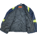 Cintas Blue Quilted Work Jacket - XLarge
