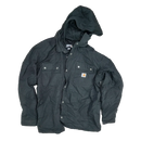 Carhartt Black Fleece Lined Hooded Jacket - XLarge - Army & Outdoors - Hoodies