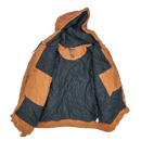 Lincoln Outfitter Brown Quilted Hooded Jacket - 2XLarge