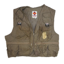 Vintage Columbia Brown Fishing Vest - XLarge