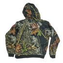 Cabela's Mossy Oak Camo Quilted Hooded Jacket - XLarge