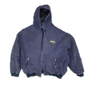 Tri-Mountain Blue Canvas Hooded Work Jacket - 3XLarge