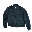 USGI 90s Officers Black Lined Windbreaker Jacket - Large