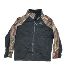 Mossy Oak Break-Up Camo & Black Fleece Jacket - Large