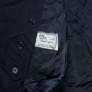 Italian Military Blue Trenchcoat - Small