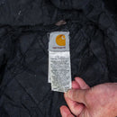 Carhartt Brown Quilted Hooded Jacket - XLarge - Army & Outdoors - Hoodies