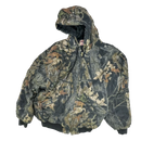 US Made West Ark USA Mossy Oak Camo Quilted Hooded Jacket - XLarge - Army & Outdoors - Hoodies
