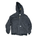 US Made Pola King Black Insulated Hooded Jacket - 44, XLarge