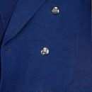 Vintage Blue Hand-Tailored Blazer - Large