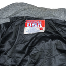 US Made Awards Grey & Red Wool Varsity Jacket - XLarge - Army & Outdoors - Bomber Jacket