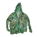 Vintage Woodland Camo PVC Rain Jacket - Small