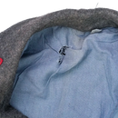 Bulgarian Dark Grey Wool Overcoat - Small