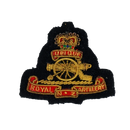 Royal New Zealand Artillery Officer Bullion Beret Patch
