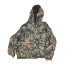 Mossy Oak Camo Insulated Hooded Jacket - 3XLarge - Army & Outdoors - Hoodies