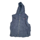 Wrangler Blue Hooded Insulated Vest - 3XLarge