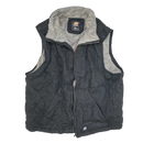 Berne Black Canvas Sherpa Lined Vest - XLarge - Army & Outdoors - Vests