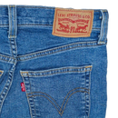 Levi's 501 Women's Ribcage Straight Blue Jeans - 24x27, XSmall