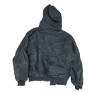 Swingster Black Hooded Jacket - Large