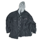 Dickies Black Quilted Shirt Jacket - XLarge