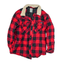 Dickies Red Plaid Buffalo Quilted Shirt Jacket - Medium - Army & Outdoors - Field Jackets
