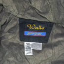 Walls Zero-Zone Black Quilted Hooded Jacket - Large