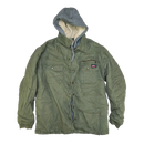 Dickies Olive Hooded Quilted Work Jacket - Large - Army & Outdoors - Hoodies