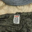 Dickies Olive Hooded Quilted Work Jacket - Large - Army & Outdoors - Hoodies