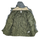 Dickies Olive Hooded Quilted Work Jacket - Large - Army & Outdoors - Hoodies