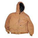 Wolverine Brown Quilted Hooded Jacket - XLarge