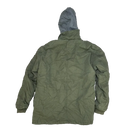 Dickies Olive Hooded Quilted Work Jacket - Large - Army & Outdoors - Hoodies