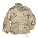 USGI M-65 3-Color Desert Field Jacket - Small Regular
