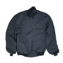 Black Quilted Bomber Jacket - Medium